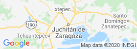 Juchitan De Zaragoza map